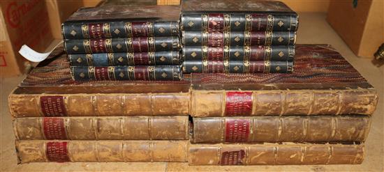 Qty of leather bound books
